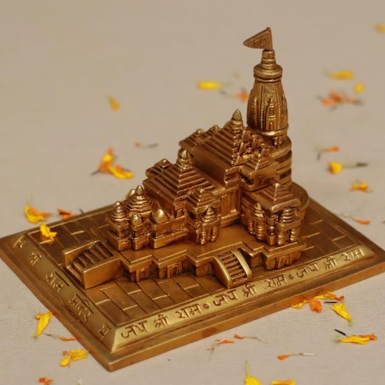 Picture of Miniature Replica of Shri Ram Mandir in Ayodhya